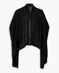 Rick Owens Flight silk-voile bomber jacket - Black Black