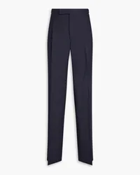 Thom Browne Grain de poudre wool pants - Blue Blue