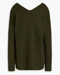 A.L.C. Pauline Donegal ribbed wool-blend sweater - Green Green