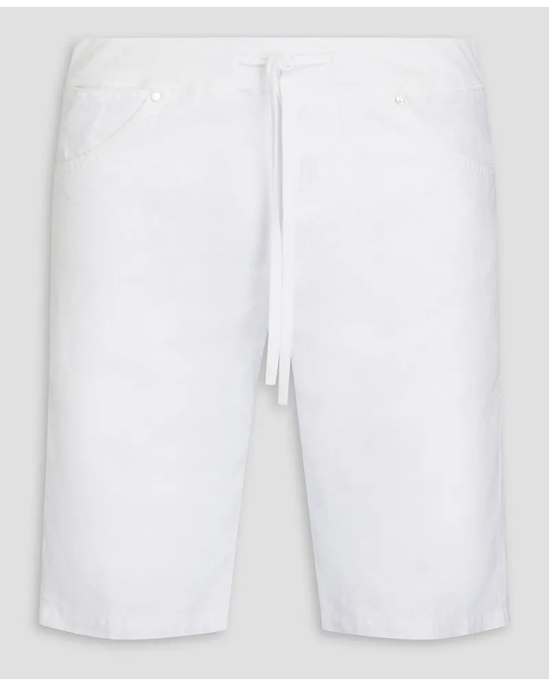 120% Lino Linen shorts - White White