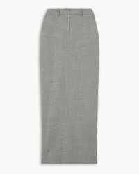 Alessandra Rich Wool-blend maxi skirt - Gray Gray