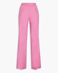 Derek Lam Pleated twill straight-leg pants - Pink Pink