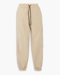 J.W.Anderson Cotton-blend tapered sweatpants - Neutral Neutral