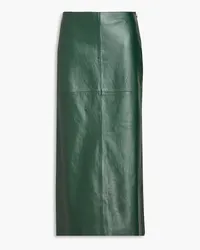 Goldsign  Hikson leather midi pencil skirt - Green Green