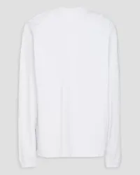 John Elliott + Co Cotton-jersey Henley T-shirt - White White