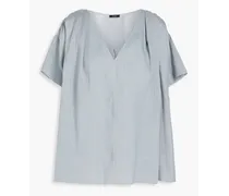 Fletcher ramie-voile blouse - Blue