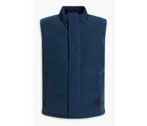 Quilted padded shell vest - Blue
