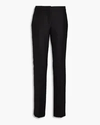 Moschino Cotton-twill bootcut pants - Black Black