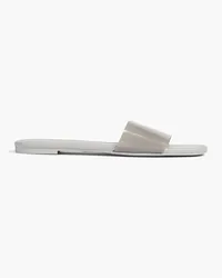 Stuart Weitzman PVC slides - Gray Gray