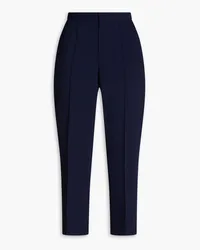 Vince Cropped twill straight-leg pants - Blue Blue