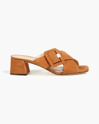 Sergio Rossi Suede sandals - Brown Brown