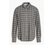 Lipp checked flannel shrit - Gray