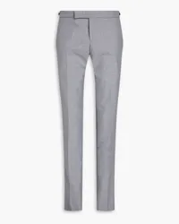 Thom Browne Mélange wool-blend pants - Gray Gray