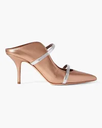 Malone Souliers Maureen 70 metallic leather mules - Metallic Metallic