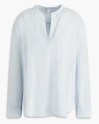 James Perse Cotton-mousseline blouse - Blue Blue