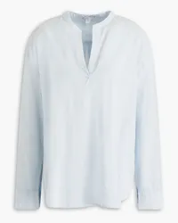 James Perse Cotton-mousseline blouse - Blue Blue