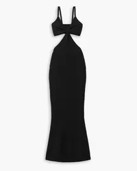 Cult Gaia Serita cutout cotton-blend maxi dress - Black Black