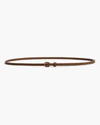 Acne Studios Leather belt - Brown Brown