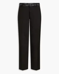 Missoni Cotton-blend twill chinos - Black Black