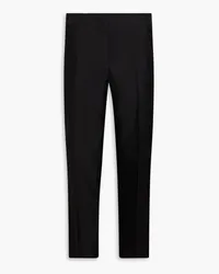 Jil Sander Cropped satin-twill slim-leg pants - Black Black