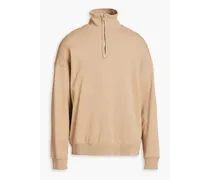 French cotton-terry sweatshirt - Neutral