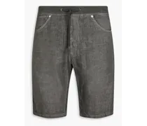 Linen shorts - Gray