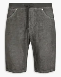 120% Lino Linen shorts - Gray Gray