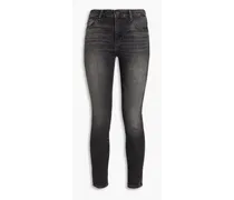 Farrah mid-rise skinny jeans - Gray