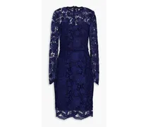 Guipure lace dress - Blue