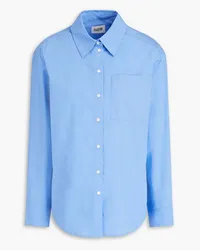 Claudie Pierlot Cotton-poplin shirt - Blue Blue