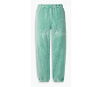 Cotton-fleece track pants - Blue