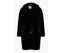 Frida faux fur coat - Black