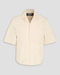 Jacquemus Cordao cotton shirt - White White