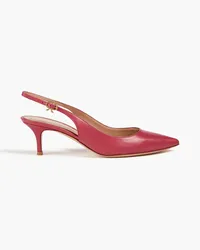 Gianvito Rossi Leather slingback pumps - Purple Purple