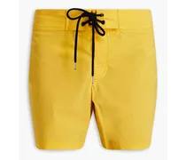 Short-length swim shorts - Yellow