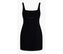 Vanessa cutout crepe mini dress - Black