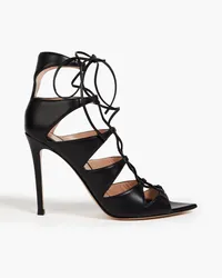 Gianvito Rossi Anjelica leather sandals - Black Black