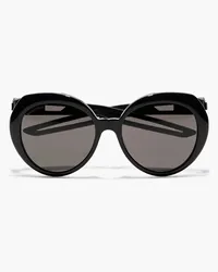 Balenciaga Round-frame acetate sunglasses - Black Black