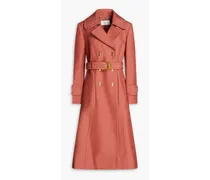 Wool-blend trench coat - Pink