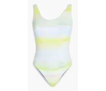 Striped swimsuit - Green