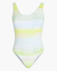 Paul Smith Striped swimsuit - Green Green