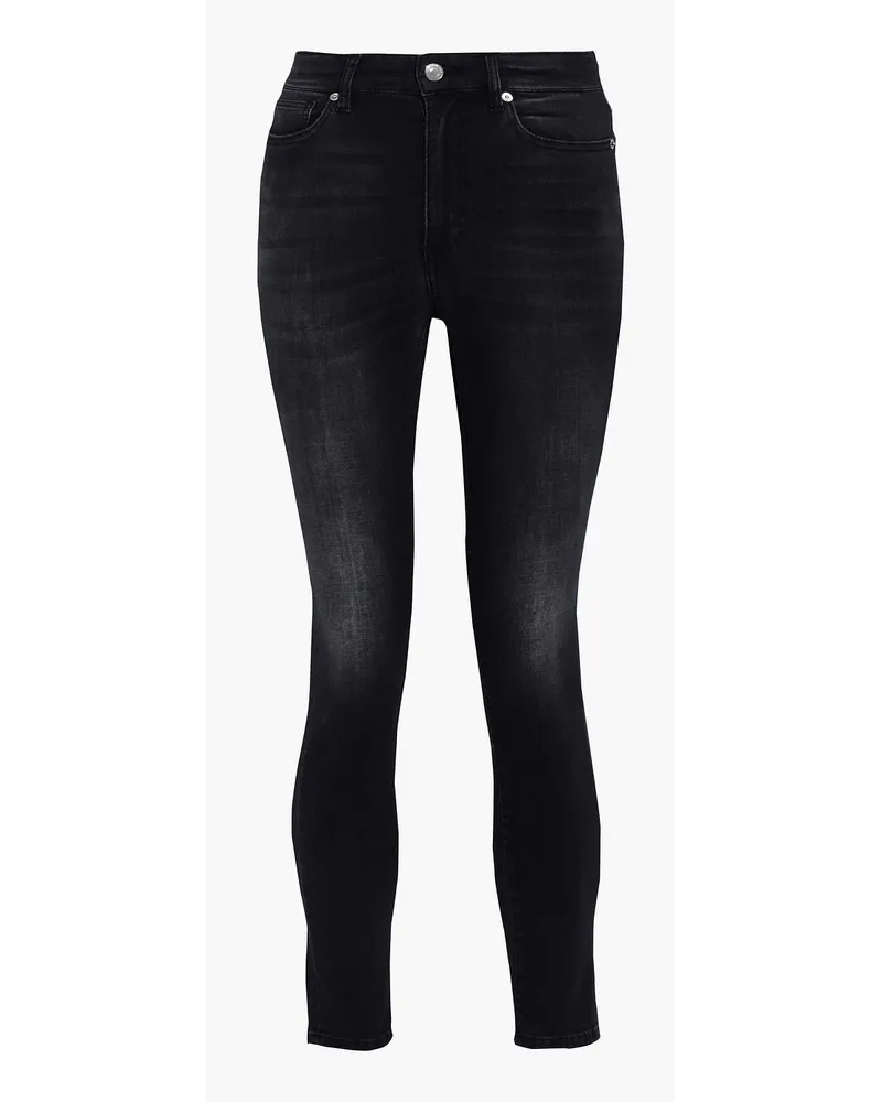 IRO Tracck high-rise slim-leg jeans - Black Black