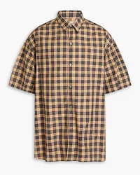 Studio Nicholson Checked cotton shirt - Neutral Neutral