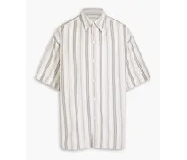 Checked cotton shirt - Neutral
