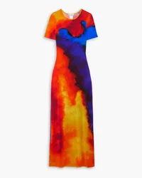 Paco Rabanne Gaetano stretch-jersey midi dress - Multicolor Multicolor