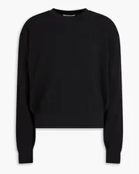 LE 17 SEPTEMBRE Ribbed cotton-blend sweater - Black Black