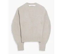 Odina ribbed merino wool sweater - Gray