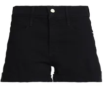 Frame Denim Denim shorts - Black Black