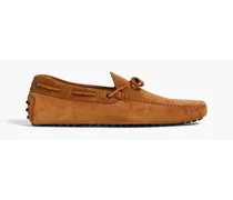 Gommino suede driving shoes - Brown