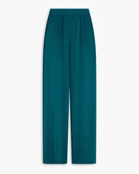 Joseph Silk crepe de chine wide-leg pants - Blue Blue